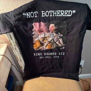 New History T-shirt King George American Independence